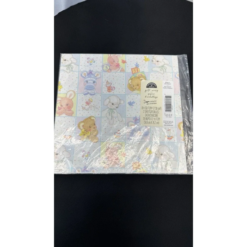 Vintage Baby/Baby Shower‎ Hallmark Wrapping Animal